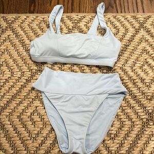 BECCA Light Blue Bikini Set